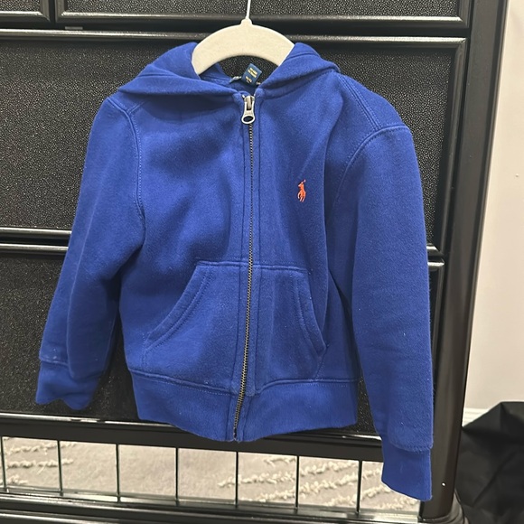 BOYS POLO RALPH LAUREN ZIP UP HOODIE - Picture 1 of 5